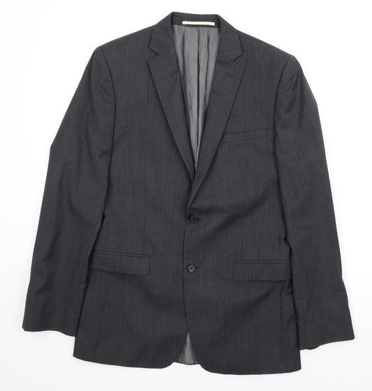 Mens UK Size 44 French Connection Regular Grey Suit Jacket