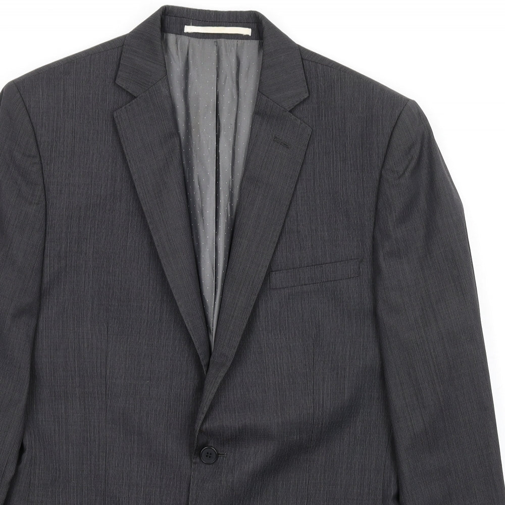 Mens UK Size 44 French Connection Regular Grey Suit Jacket