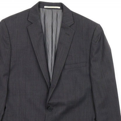 Mens UK Size 44 French Connection Regular Grey Suit Jacket