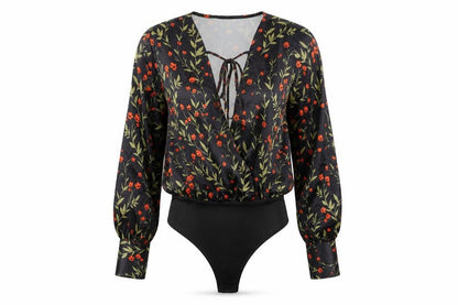 Womens UK Size 10 Missguided One-Piece Black Bodysuit