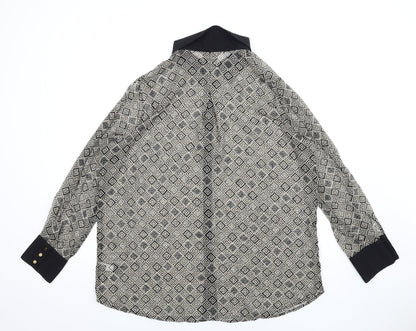 Womens UK Size 20 NEXT Beige Basic Button-Up