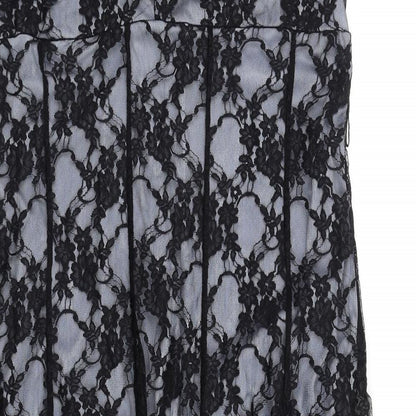 Joanna Hope Womens Blue Polyamide Tank Dress Size 16 V-Neck Pullover