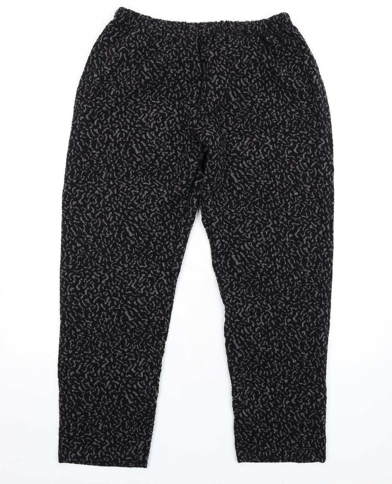 Womens UK Size 20 Afibel Regular Fit  Black Trousers