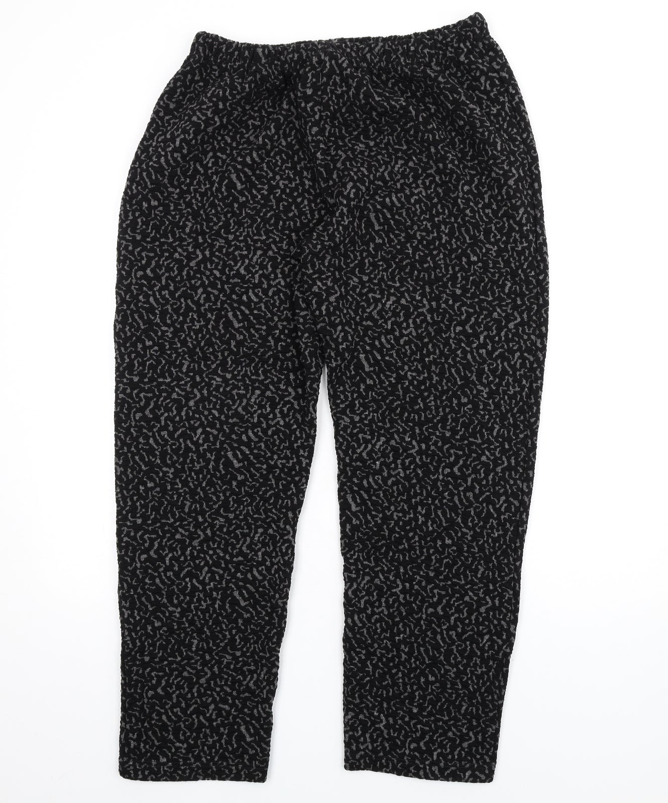 Womens UK Size 20 Afibel Regular Fit  Black Trousers