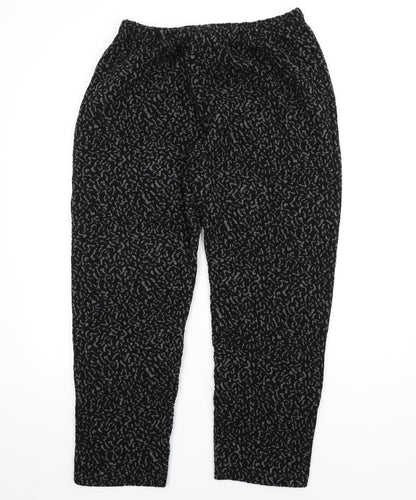 Womens UK Size 20 Afibel Regular Fit  Black Trousers