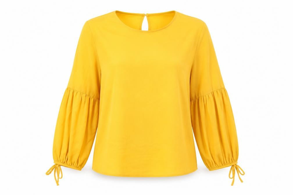 Womens UK Size 14 New Look Orange Basic Blouse