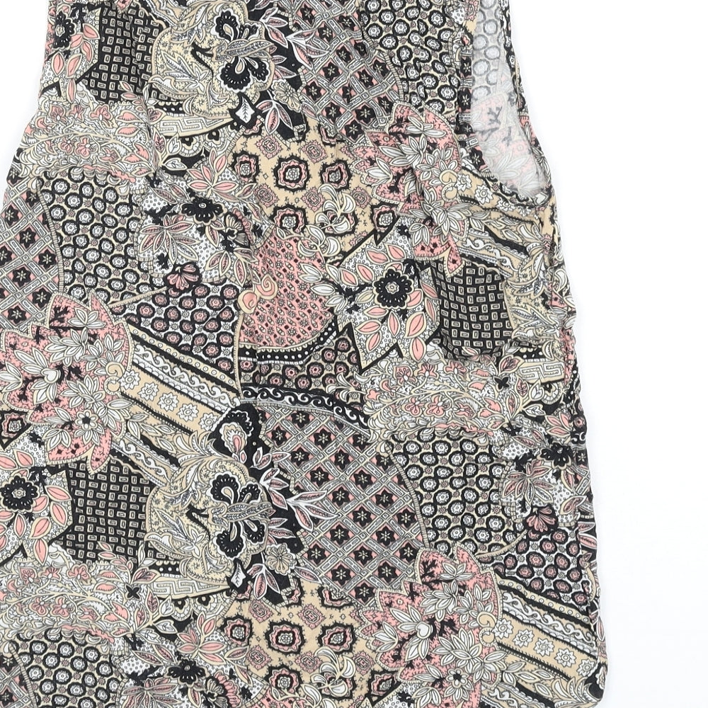 Womens UK Size 6 Dorothy Perkins Multicoloured Basic Tank