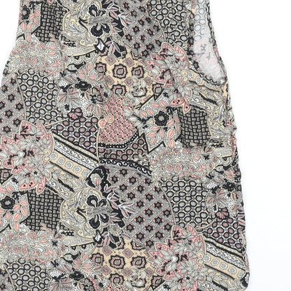 Womens UK Size 6 Dorothy Perkins Multicoloured Basic Tank