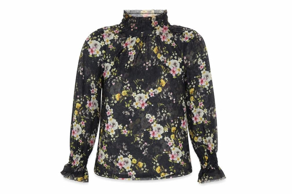 Womens UK Size 6 River Island Multicoloured Basic T-Shirt