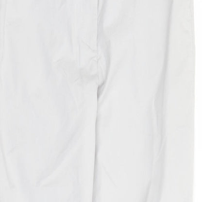 Womens UK Size 8 Marks and Spencer Regular Fit Chino Grey Trousers