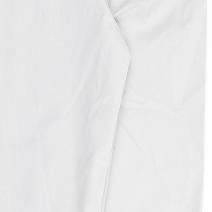 Womens UK Size 8 Marks and Spencer Regular Fit Chino Grey Trousers