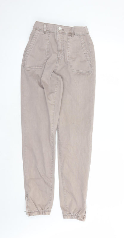 Womens UK Size 6 Marks and Spencer Regular Fit Straight Brown Jeans