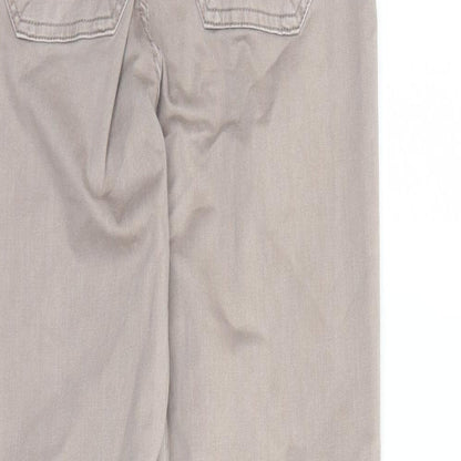 Womens UK Size 6 Marks and Spencer Regular Fit Straight Brown Jeans