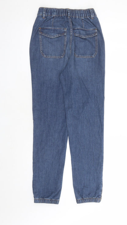 Womens UK Size 6 Marks and Spencer Slim Fit Straight Blue Jeans