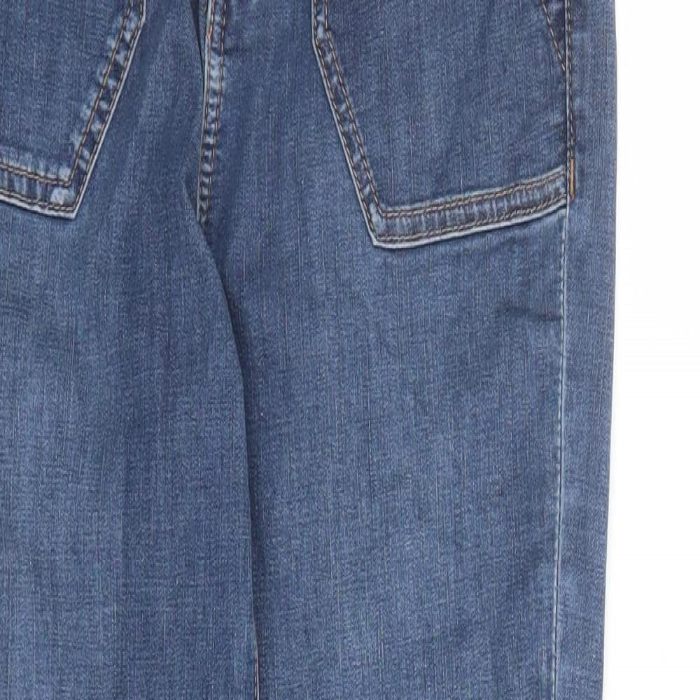 Womens UK Size 6 Marks and Spencer Slim Fit Straight Blue Jeans
