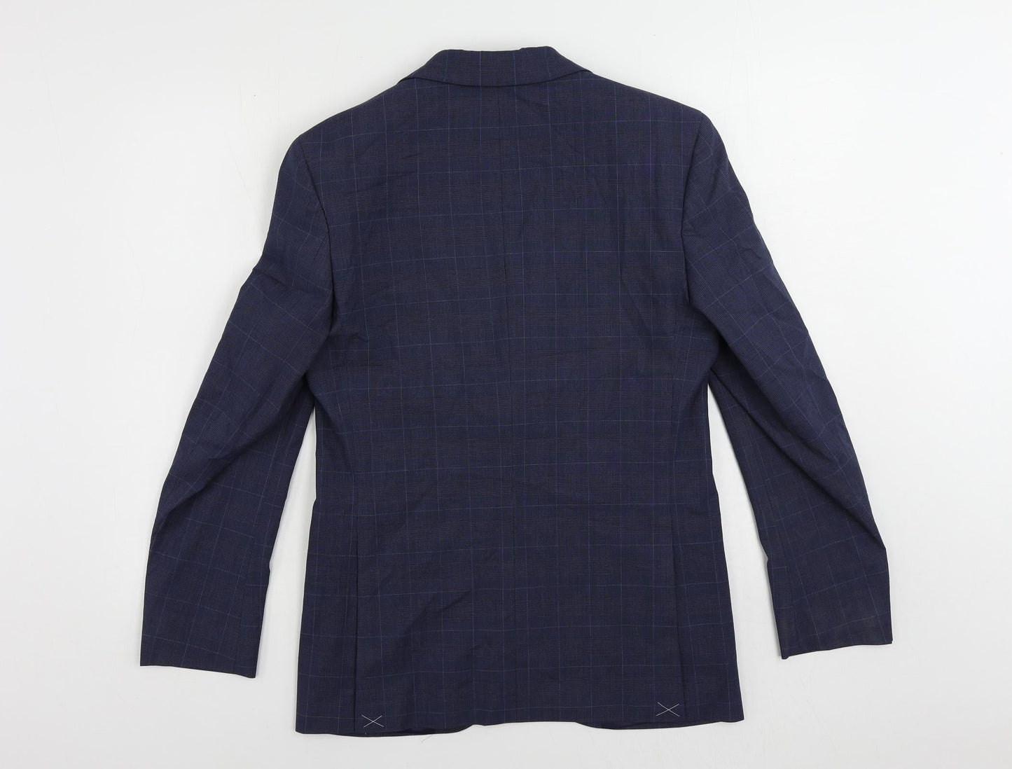 Mens UK Size 36 Marks and Spencer Regular Blue Suit Jacket