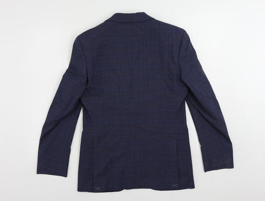 Mens UK Size 36 Marks and Spencer Regular Blue Suit Jacket