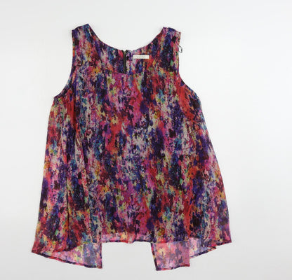 Womens UK Size 12 Kaliko Multicoloured Basic Tank