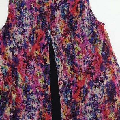 Womens UK Size 12 Kaliko Multicoloured Basic Tank