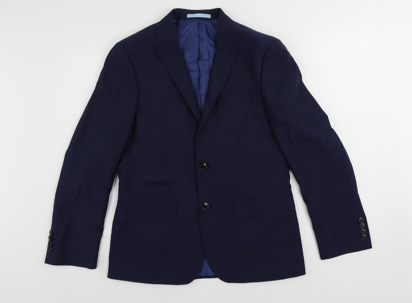 Mens UK Size 36 Marks and Spencer Regular Blue Suit Jacket
