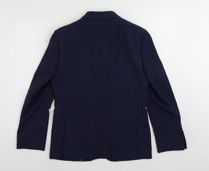 Mens UK Size 36 Marks and Spencer Regular Blue Suit Jacket