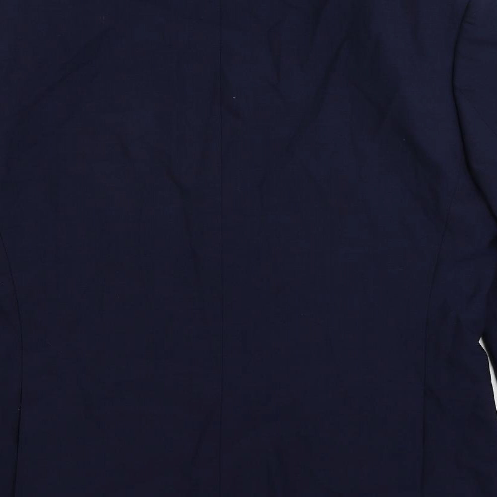 Mens UK Size 36 Marks and Spencer Regular Blue Suit Jacket