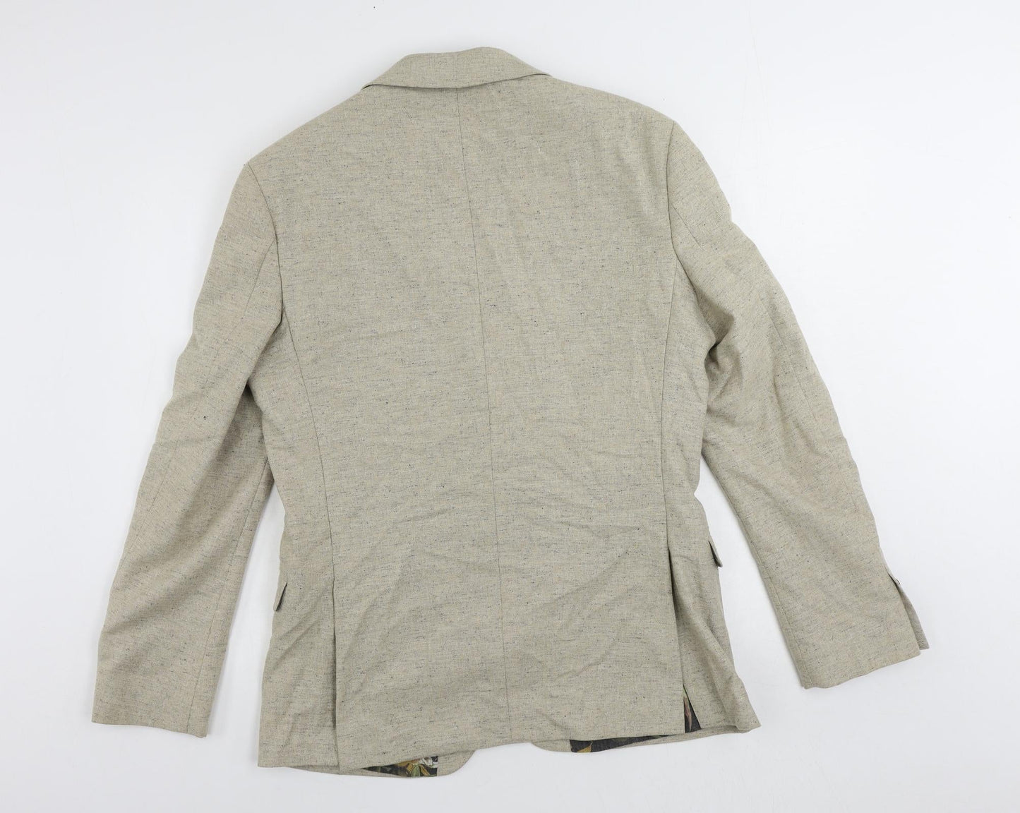 Mens UK Size 40 Limehaus Regular Beige Suit Jacket