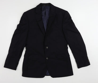 Mens UK Size 38 French Connection Regular Blue Suit Jacket