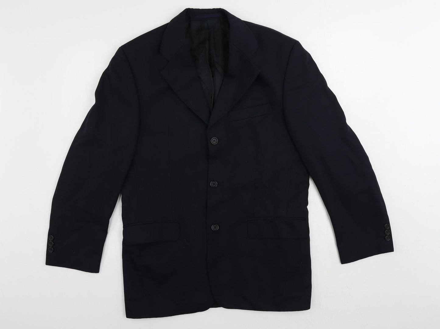 Mens UK Size 38 REMUS Regular Blue Suit Jacket