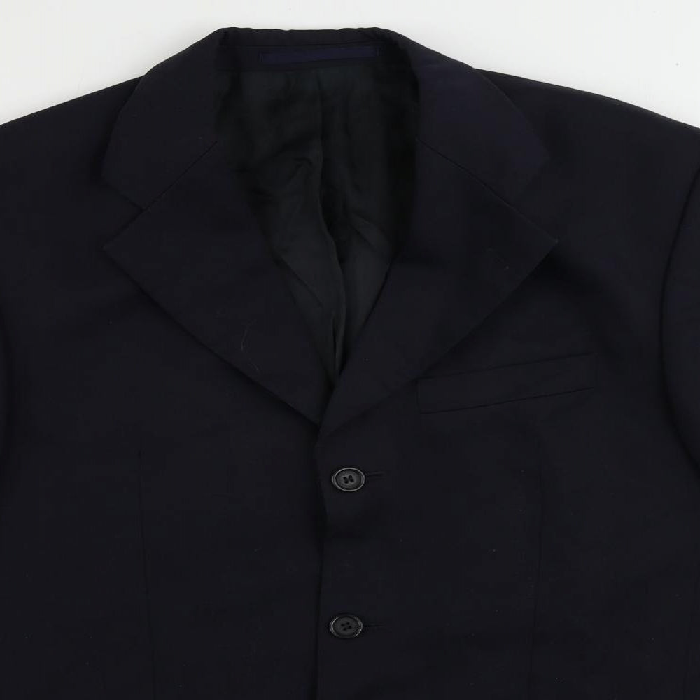 Mens UK Size 38 REMUS Regular Blue Suit Jacket
