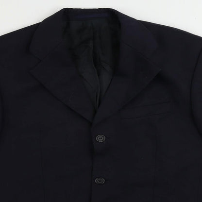 Mens UK Size 38 REMUS Regular Blue Suit Jacket