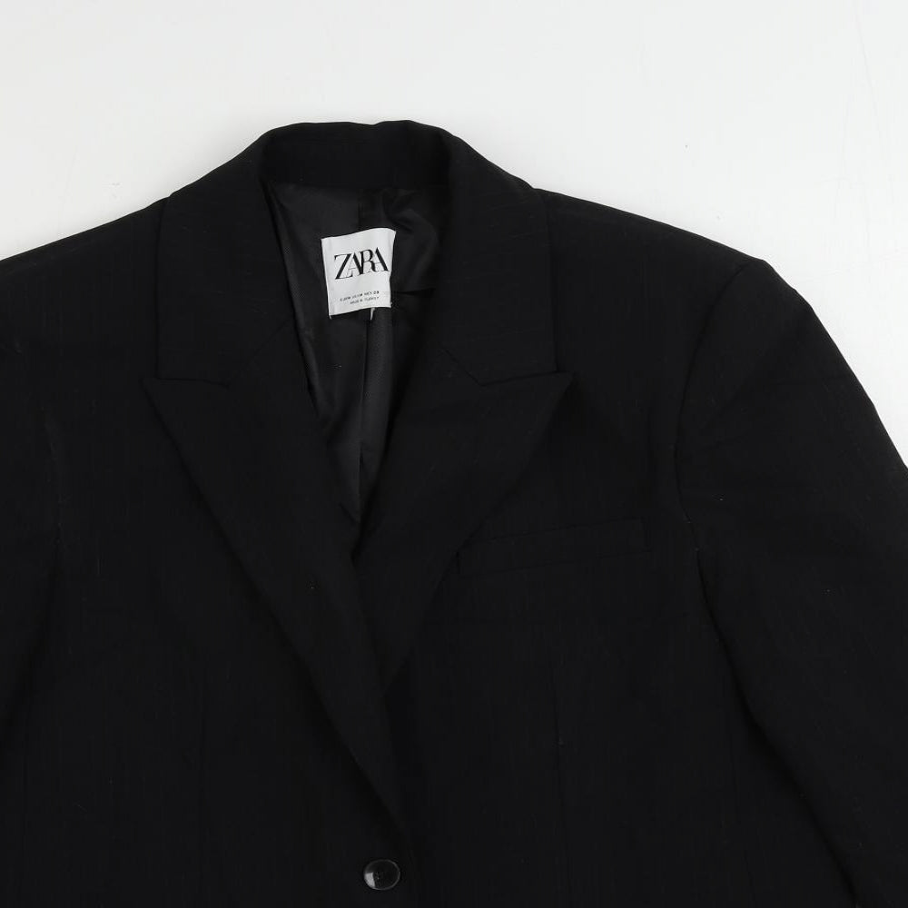Womens UK Size M Zara Black Jacket