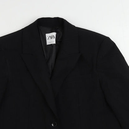 Womens UK Size M Zara Black Jacket