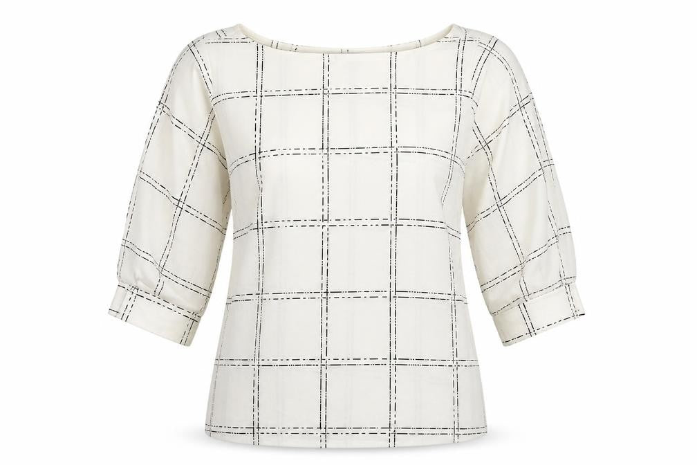 Womens UK Size XS H&M White Basic Blouse
