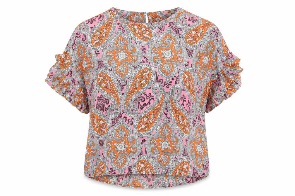 Womens UK Size S River Island Multicoloured Basic Blouse