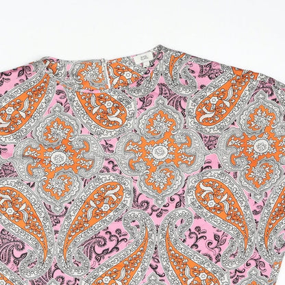Womens UK Size S River Island Multicoloured Basic Blouse