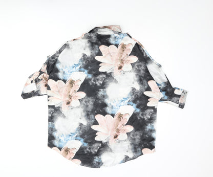 Womens UK Size 8 Parisian Collection Multicoloured Basic Blouse