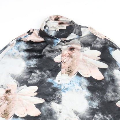 Womens UK Size 8 Parisian Collection Multicoloured Basic Blouse