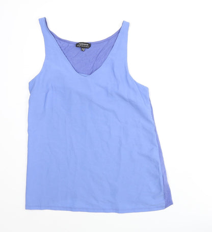 Womens UK Size 10 Warehouse Blue Camisole Blouse