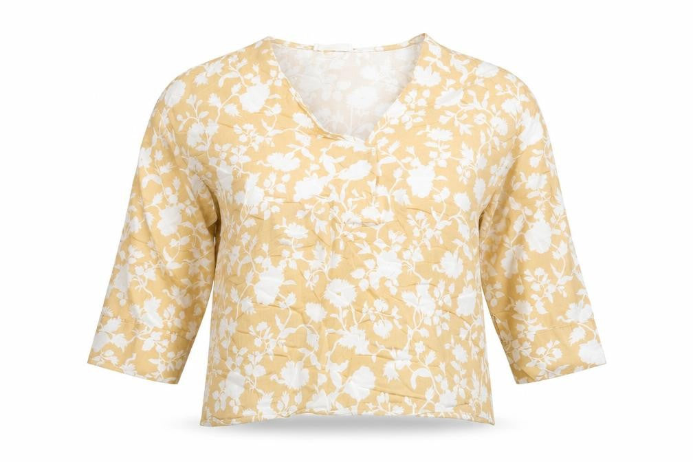 Womens UK Size M Mango Beige Basic Blouse