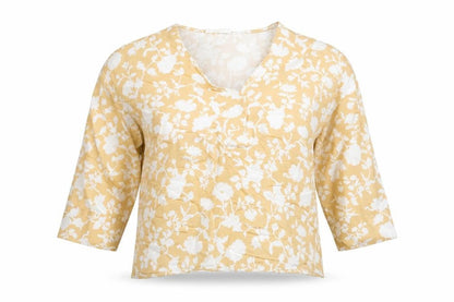 Womens UK Size M Mango Beige Basic Blouse