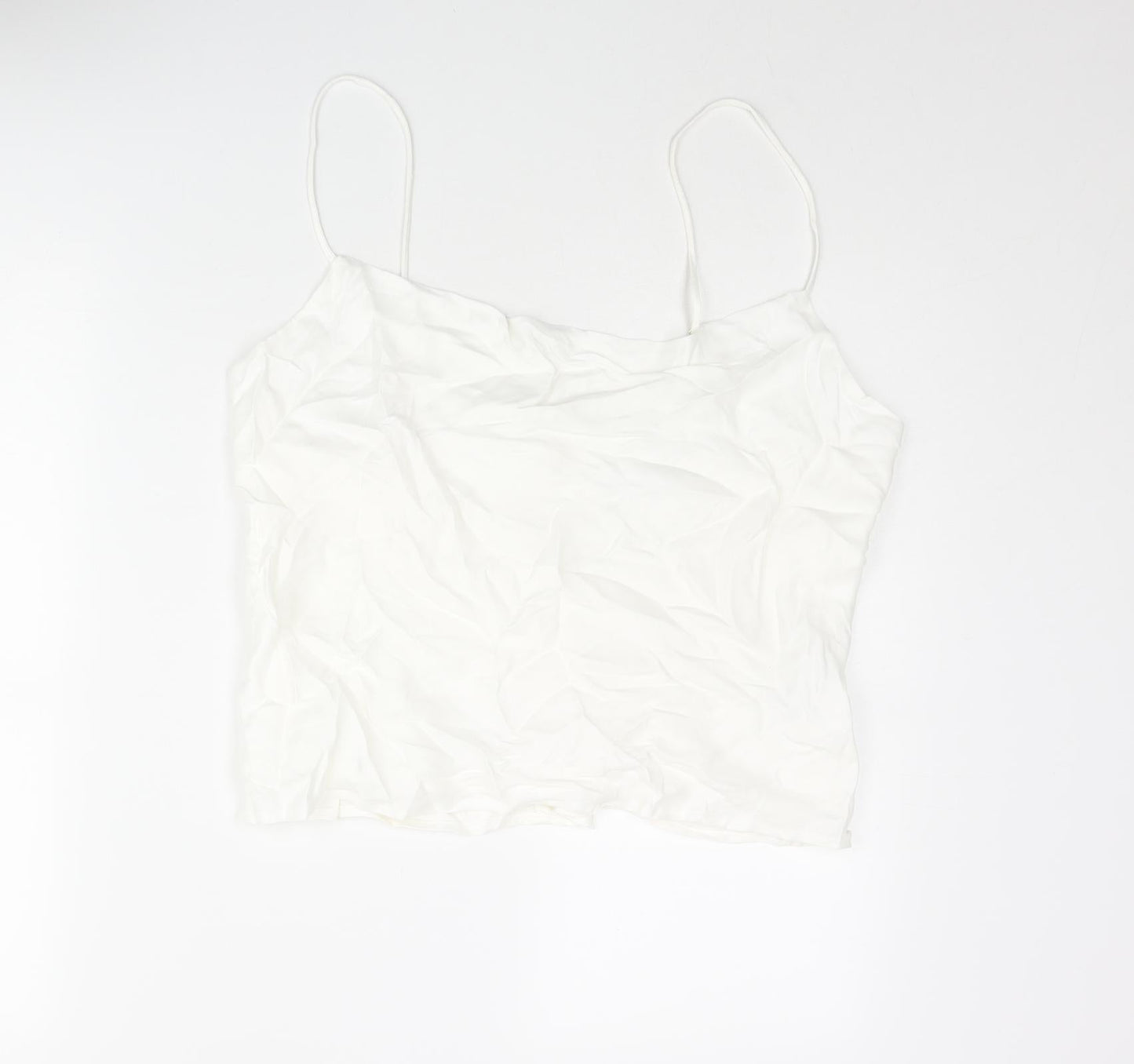 Womens UK Size 2XL Zara White Camisole Blouse