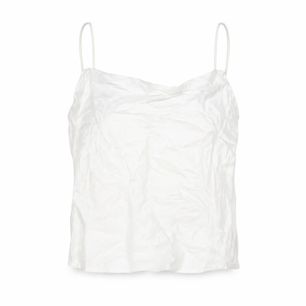 Womens UK Size 2XL Zara White Camisole Blouse