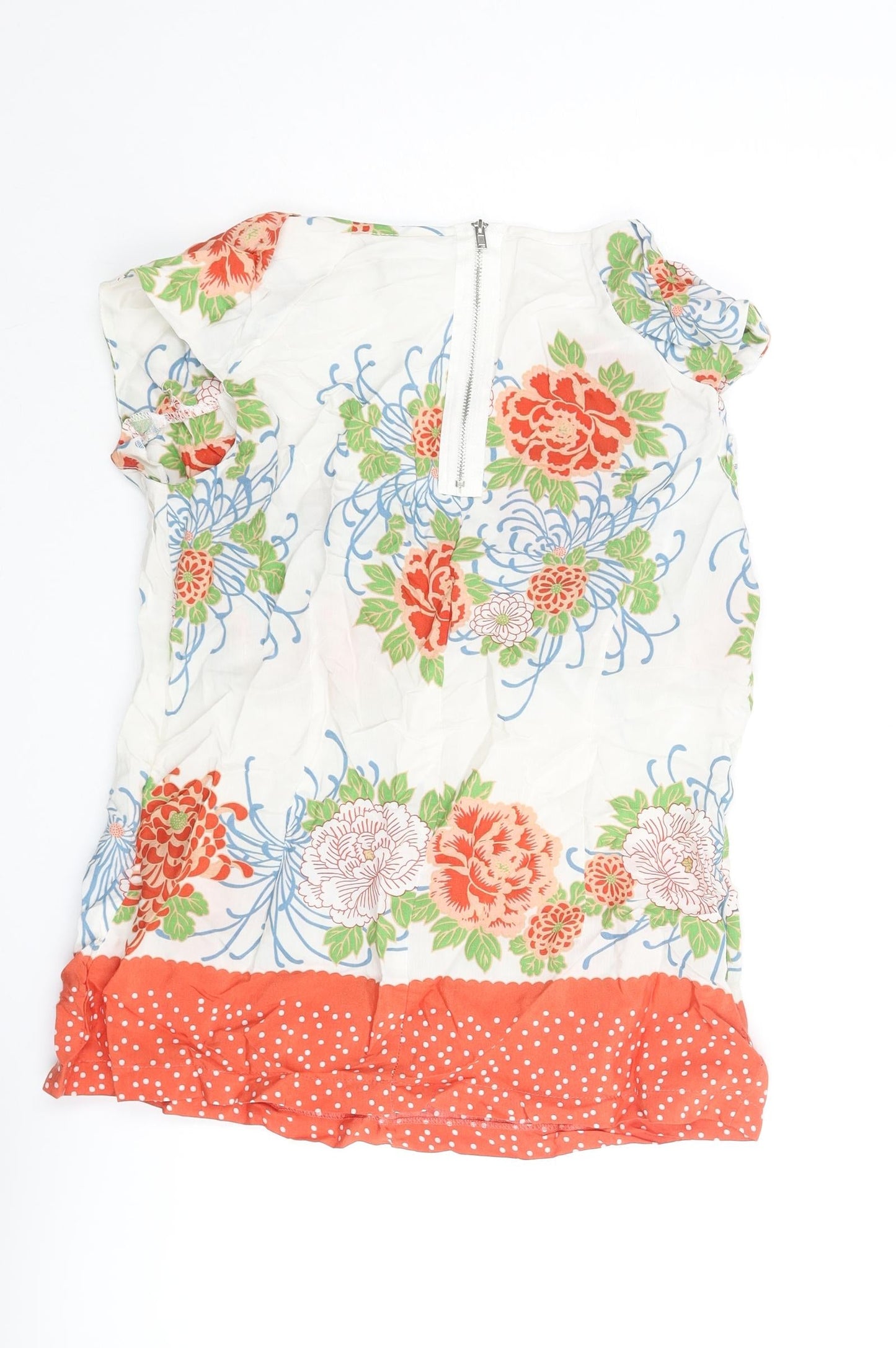 Womens UK Size S Wallis Multicoloured Basic Blouse