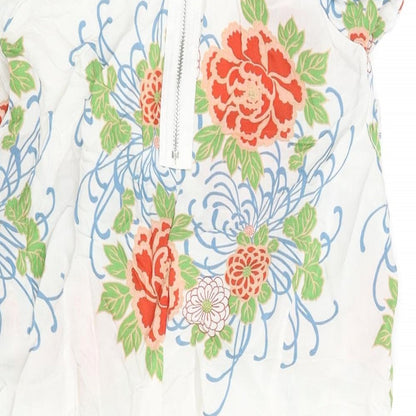 Womens UK Size S Wallis Multicoloured Basic Blouse