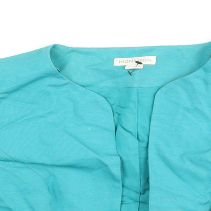 Monsoon Womens Blue Jacket Size 12