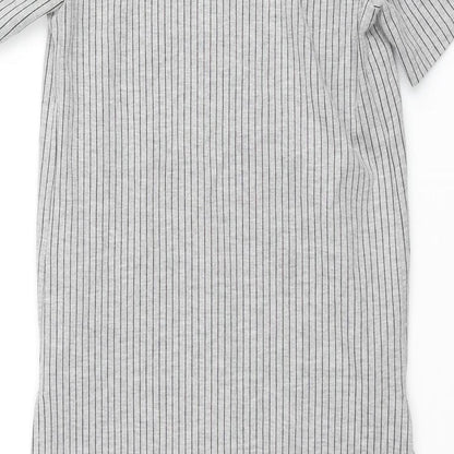 Womens UK Size S Zara Grey Tunic Blouse