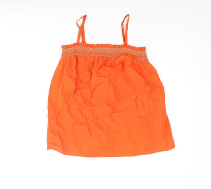 Womens UK Size 10 Marks and Spencer Orange Camisole Blouse