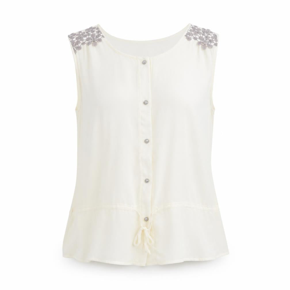 Womens UK Size 12 NEXT Ivory Camisole Blouse