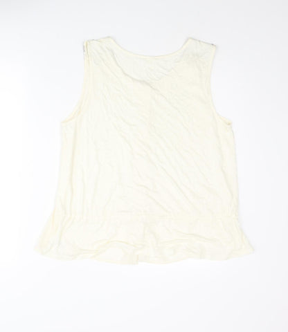 Womens UK Size 12 NEXT Ivory Camisole Blouse